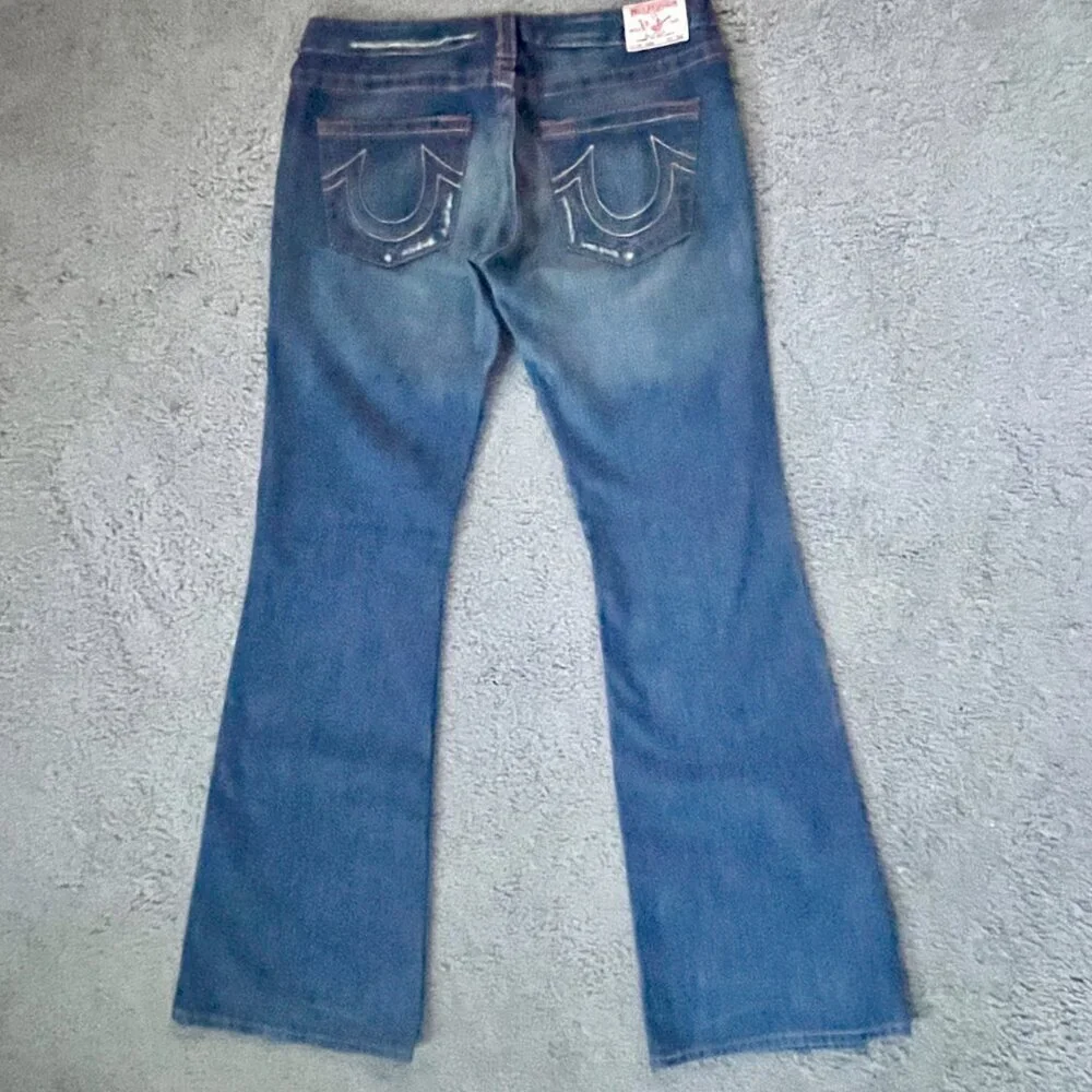 TRUE RELIGION Original BOBBY Thick Stitch MADE In USA Y2K Jeans in Size 31 - EUC